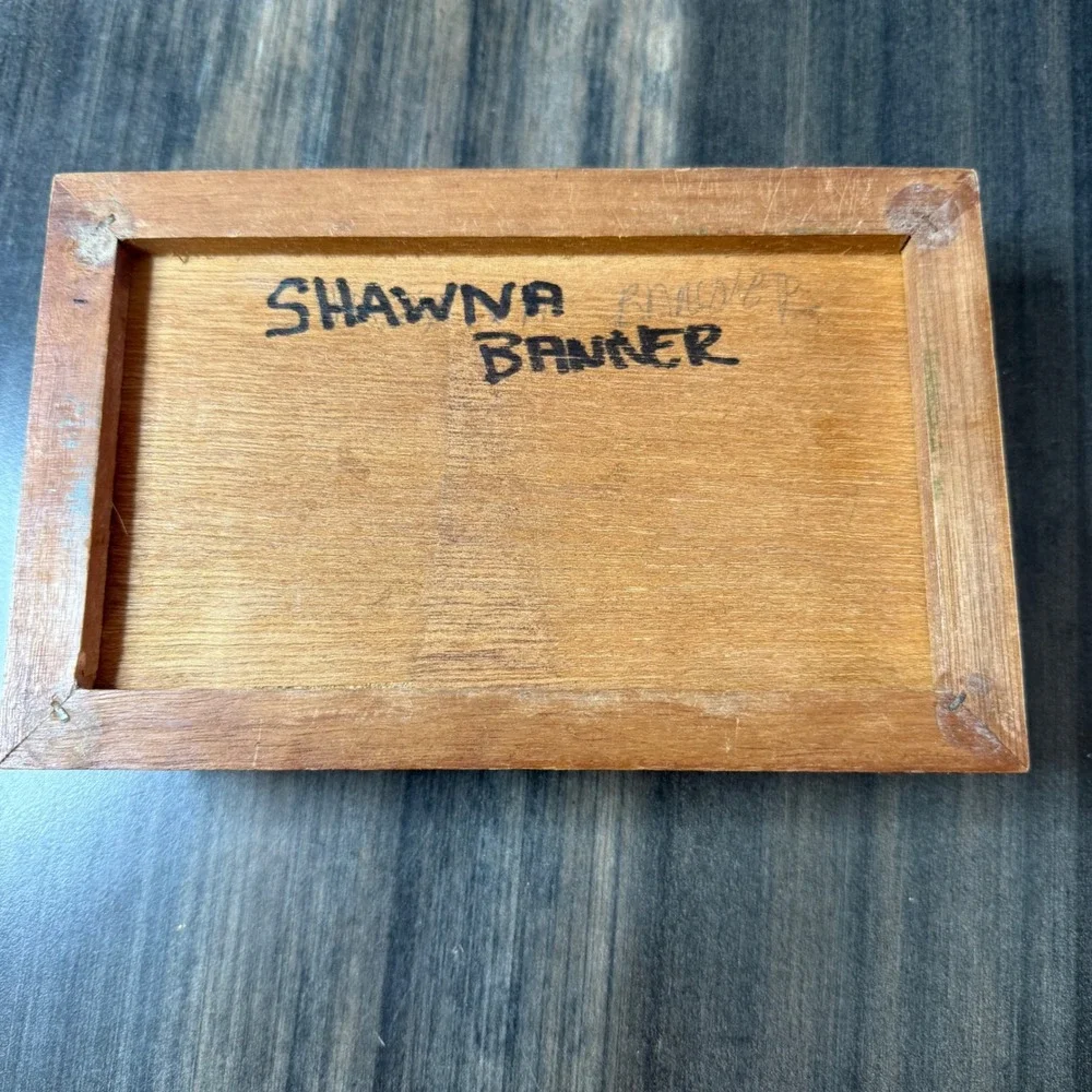 Wooden Jewelry Box Keepsake Trinket Organizer with‎ Compartments